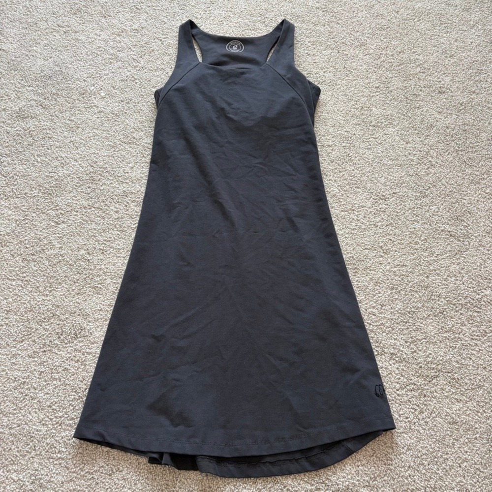 Mountain‎ Khakis Athletic Dress Womens XS Black Stretch Built in Bra Outdoor